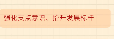 强化支点意识、抬升发展标杆